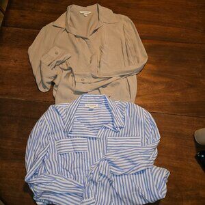 Bundle of 2 Beach Lunch Lounge Collection Button up Shirts